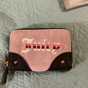 Juicy Couture Pink and Black Wallet
